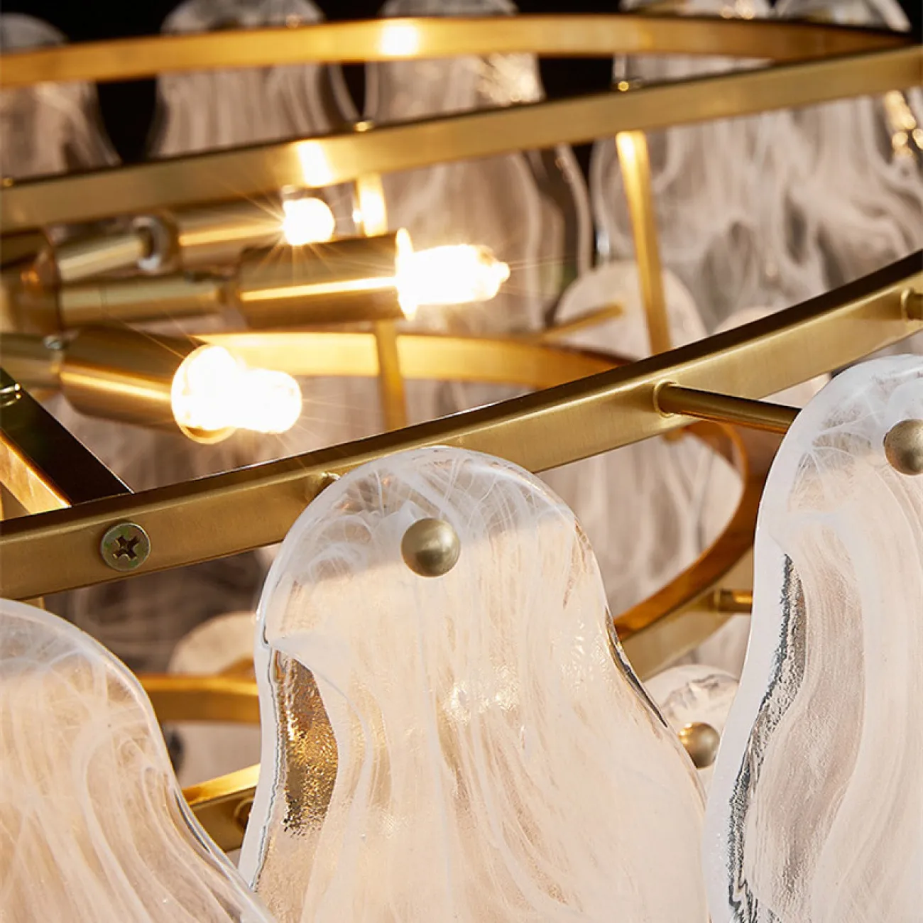 Полоточная люстра JULIS D80 от ImperiumLoft