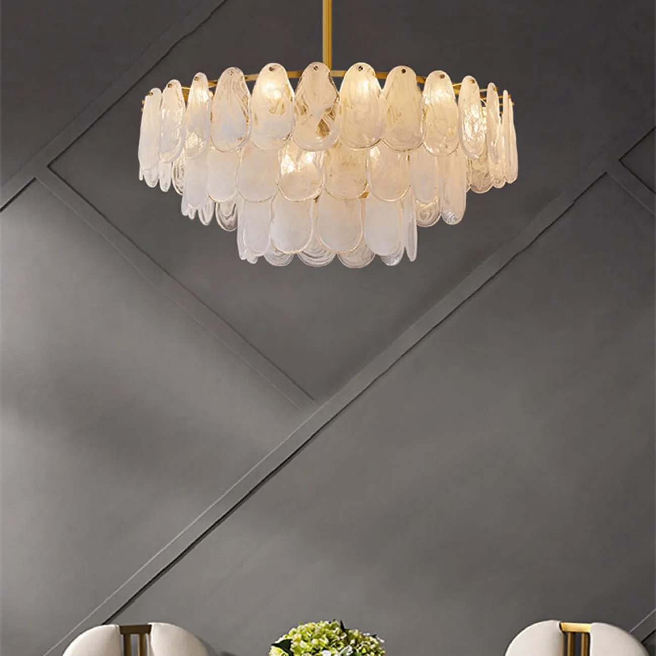 Полоточная люстра JULIS D80 от ImperiumLoft