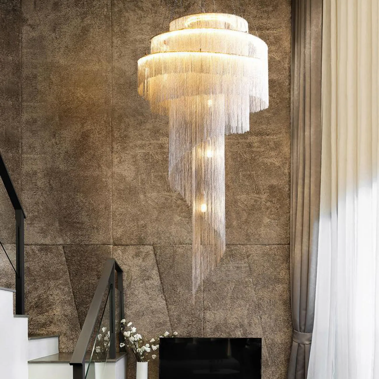 Подвесная люстра CONCORDIA GOLD D80 Chrome от ImperiumLoft