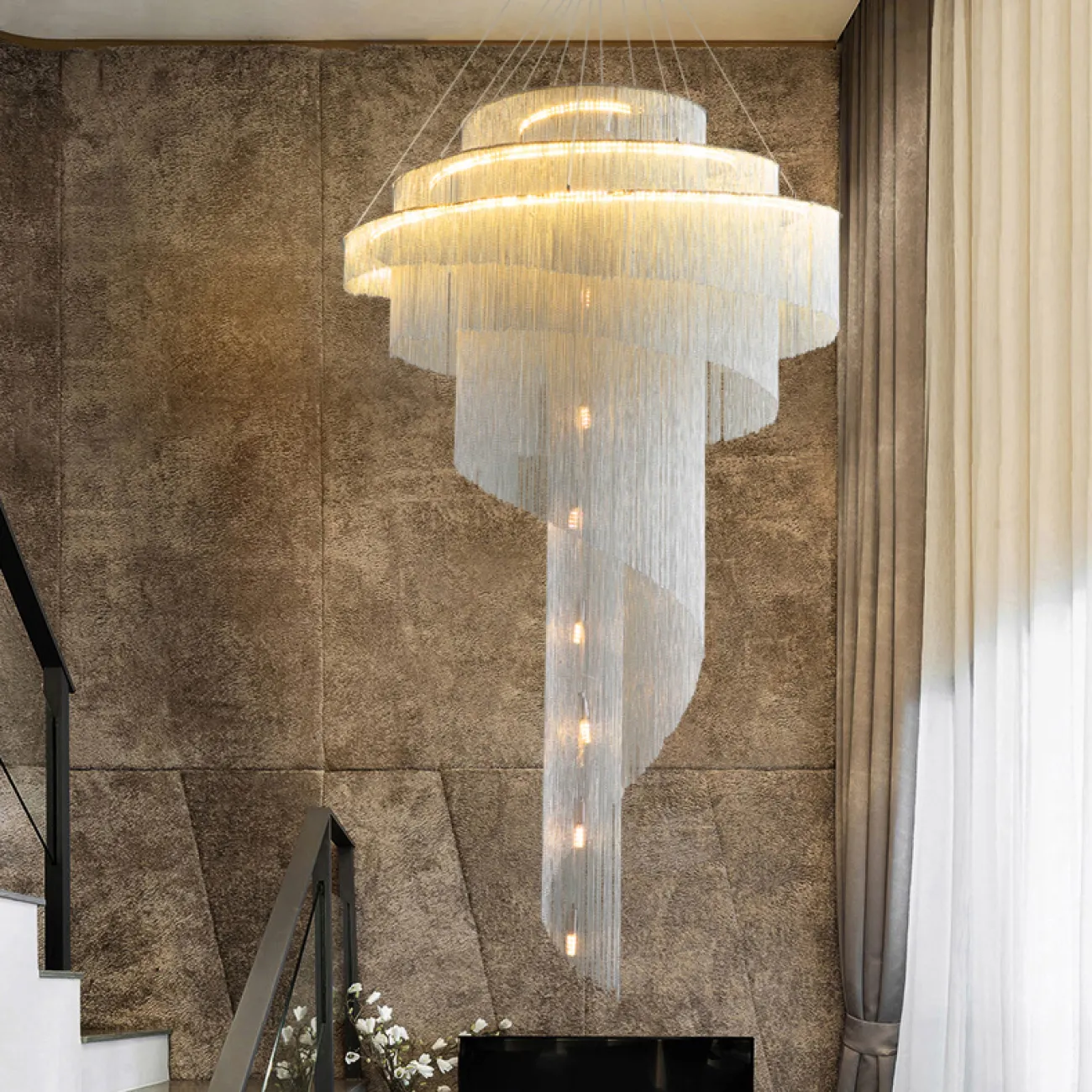 Подвесная люстра CONCORDIA GOLD D80 Chrome от ImperiumLoft