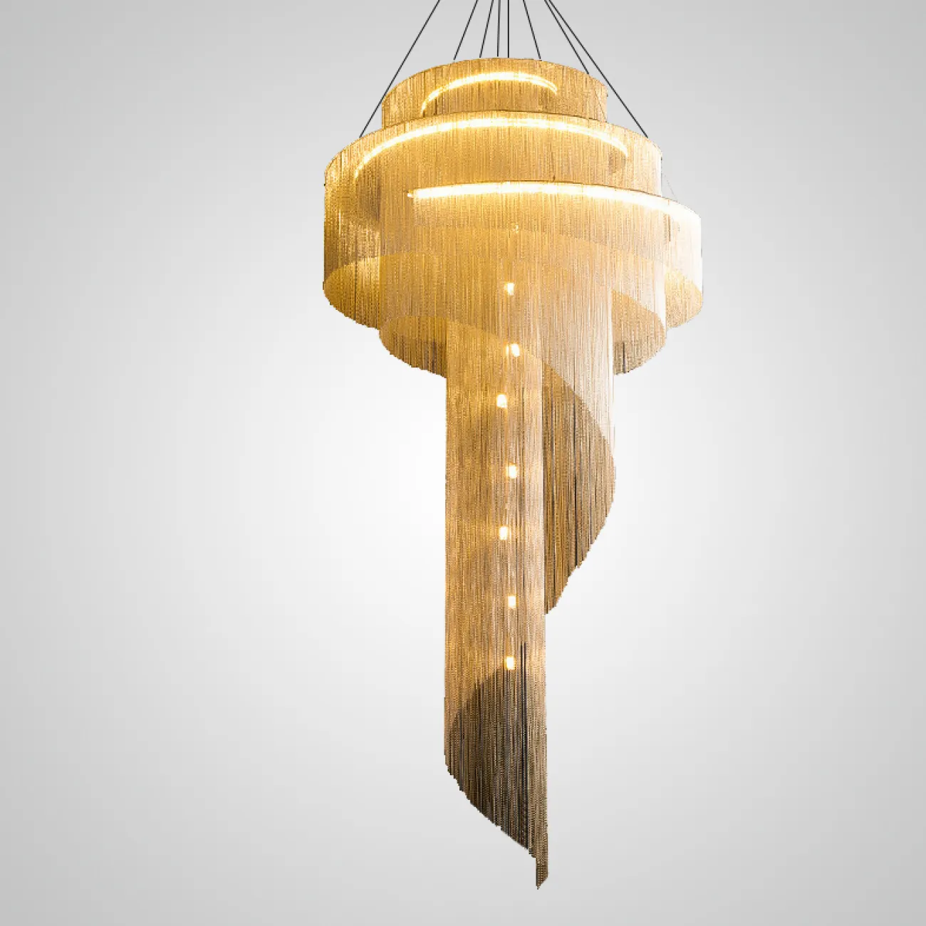 Подвесная люстра CONCORDIA GOLD D100 Chrome от ImperiumLoft