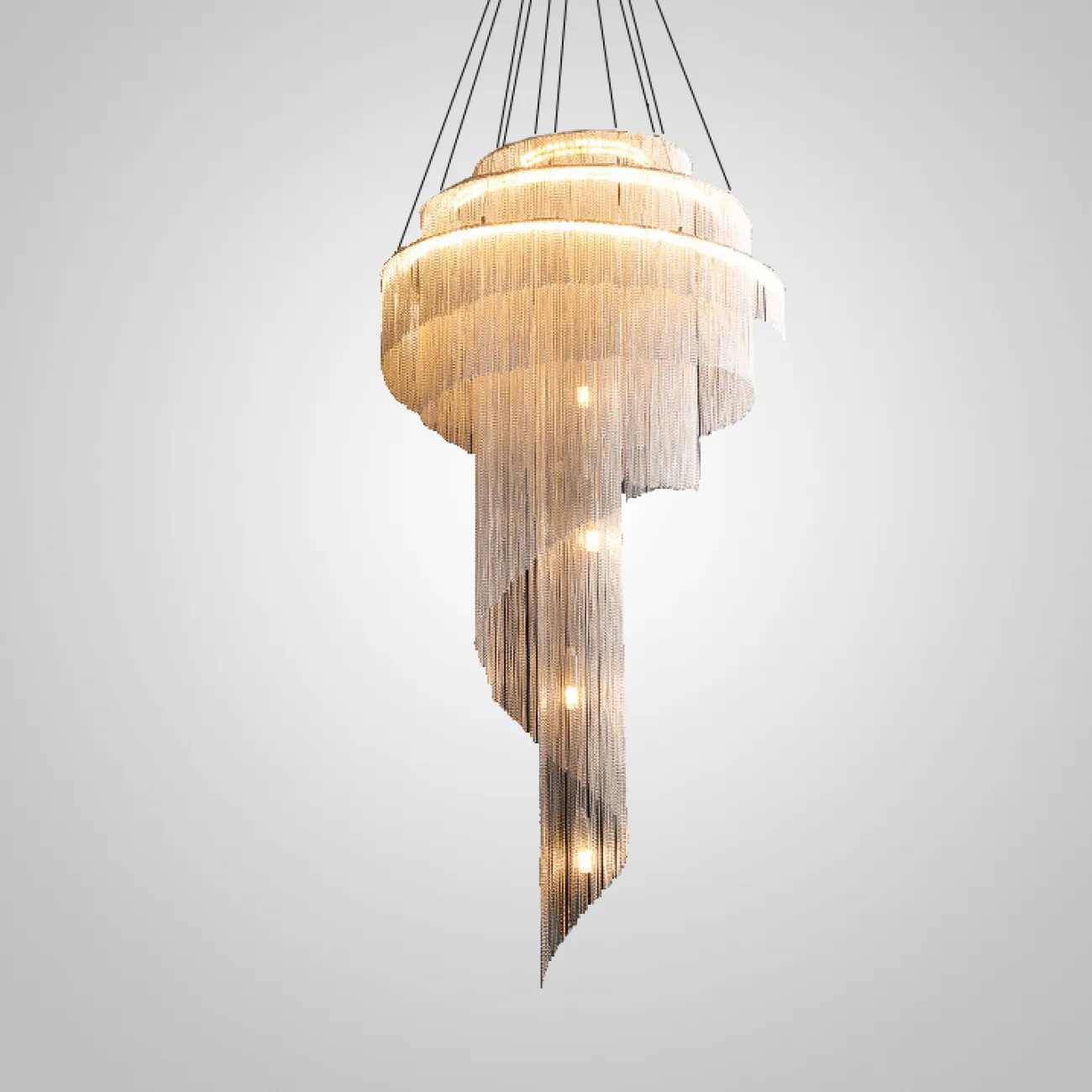 Подвесная люстра CONCORDIA GOLD D80 Chrome от ImperiumLoft