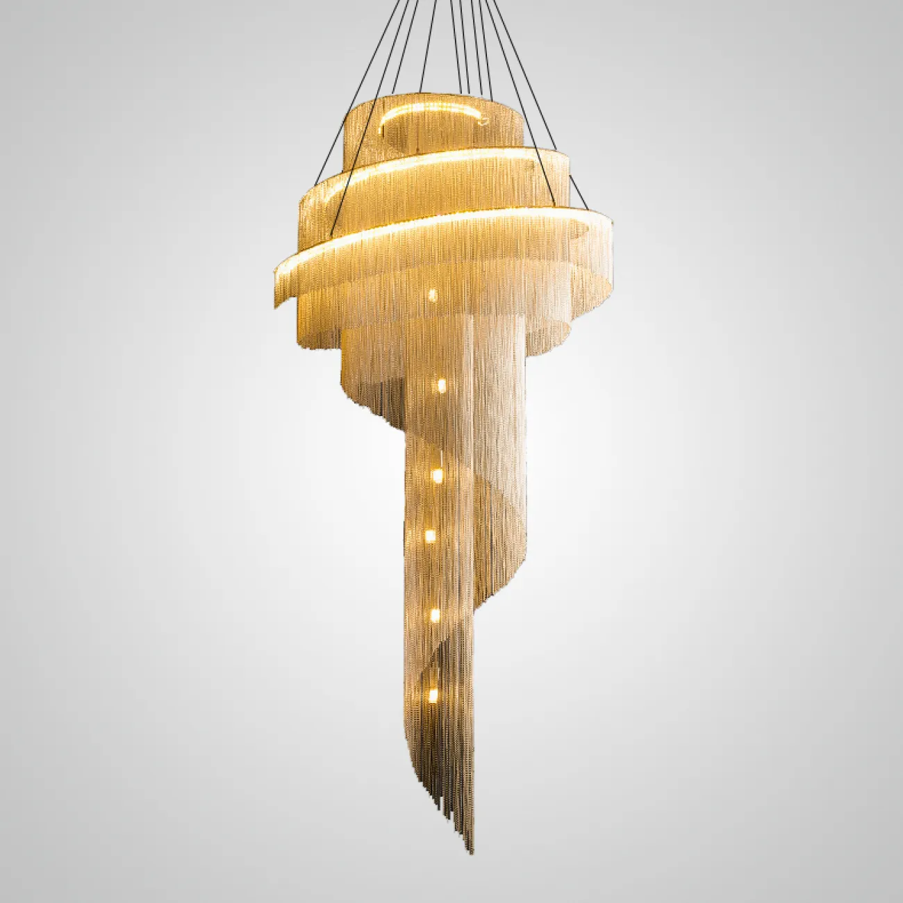 Подвесная люстра CONCORDIA GOLD D80 Chrome от ImperiumLoft