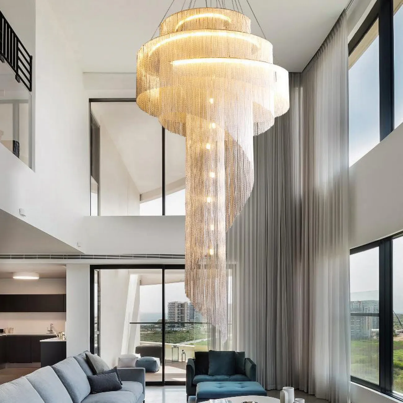 Подвесная люстра CONCORDIA GOLD D80 Chrome от ImperiumLoft