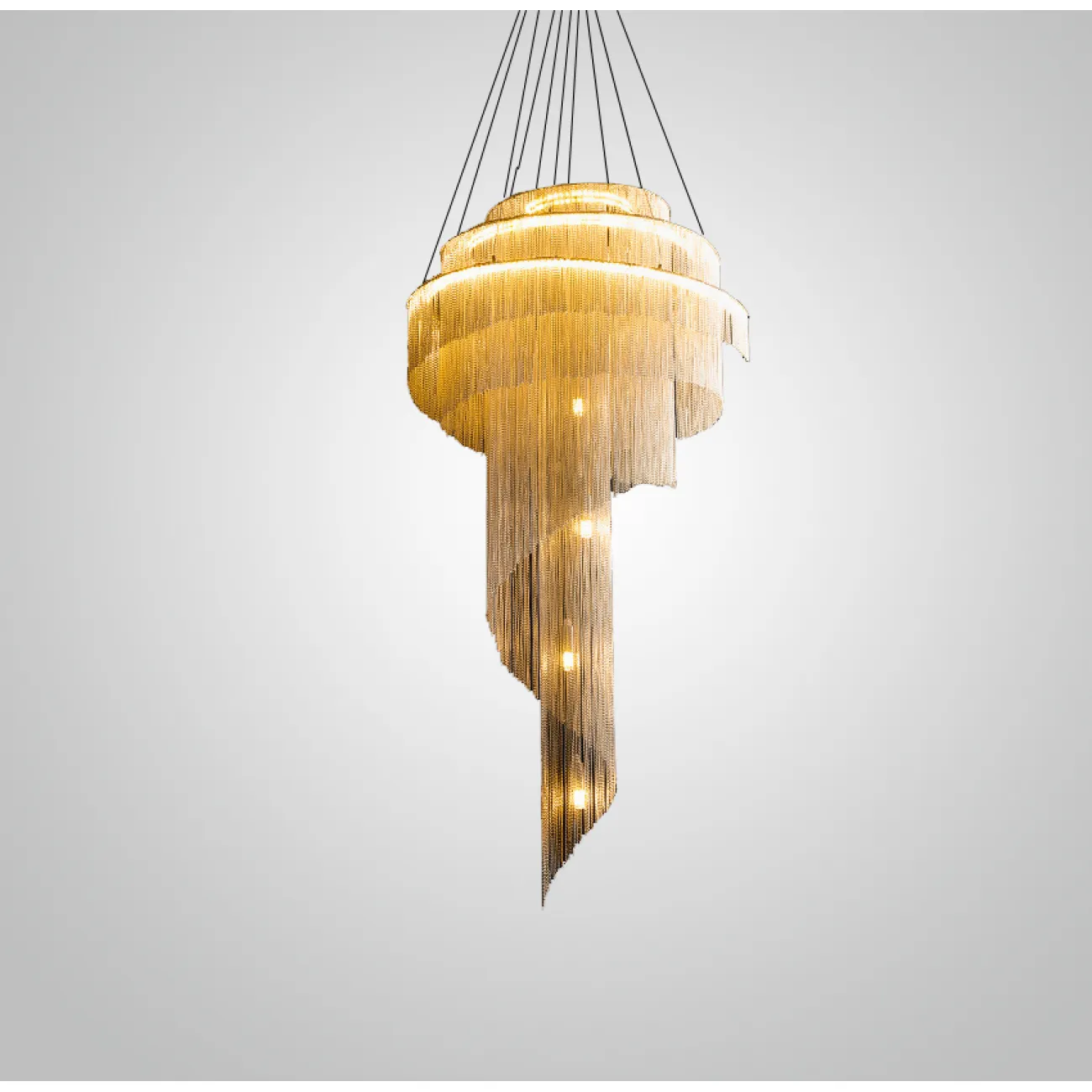 Подвесная люстра CONCORDIA GOLD D80 Chrome от ImperiumLoft
