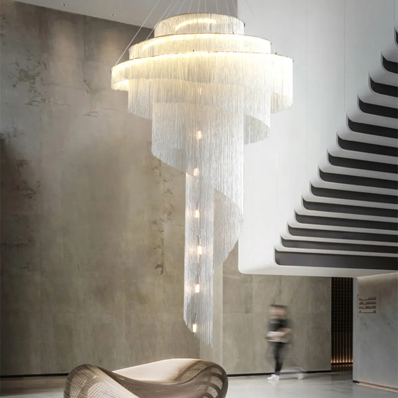 Подвесная люстра CONCORDIA GOLD D80 Chrome от ImperiumLoft