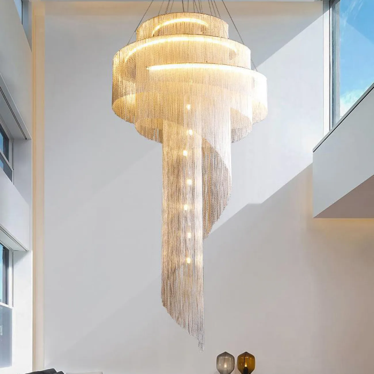 Подвесная люстра CONCORDIA GOLD D80 Chrome от ImperiumLoft