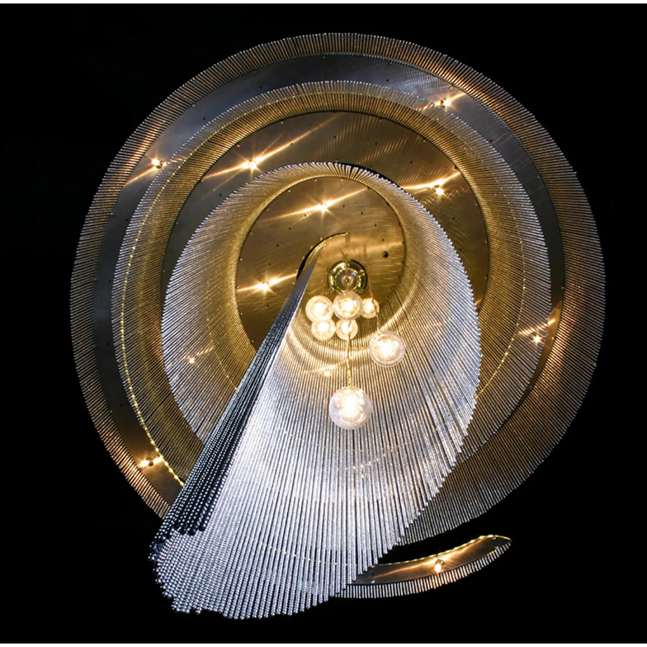 Подвесная люстра CONCORDIA GOLD D80 Chrome от ImperiumLoft
