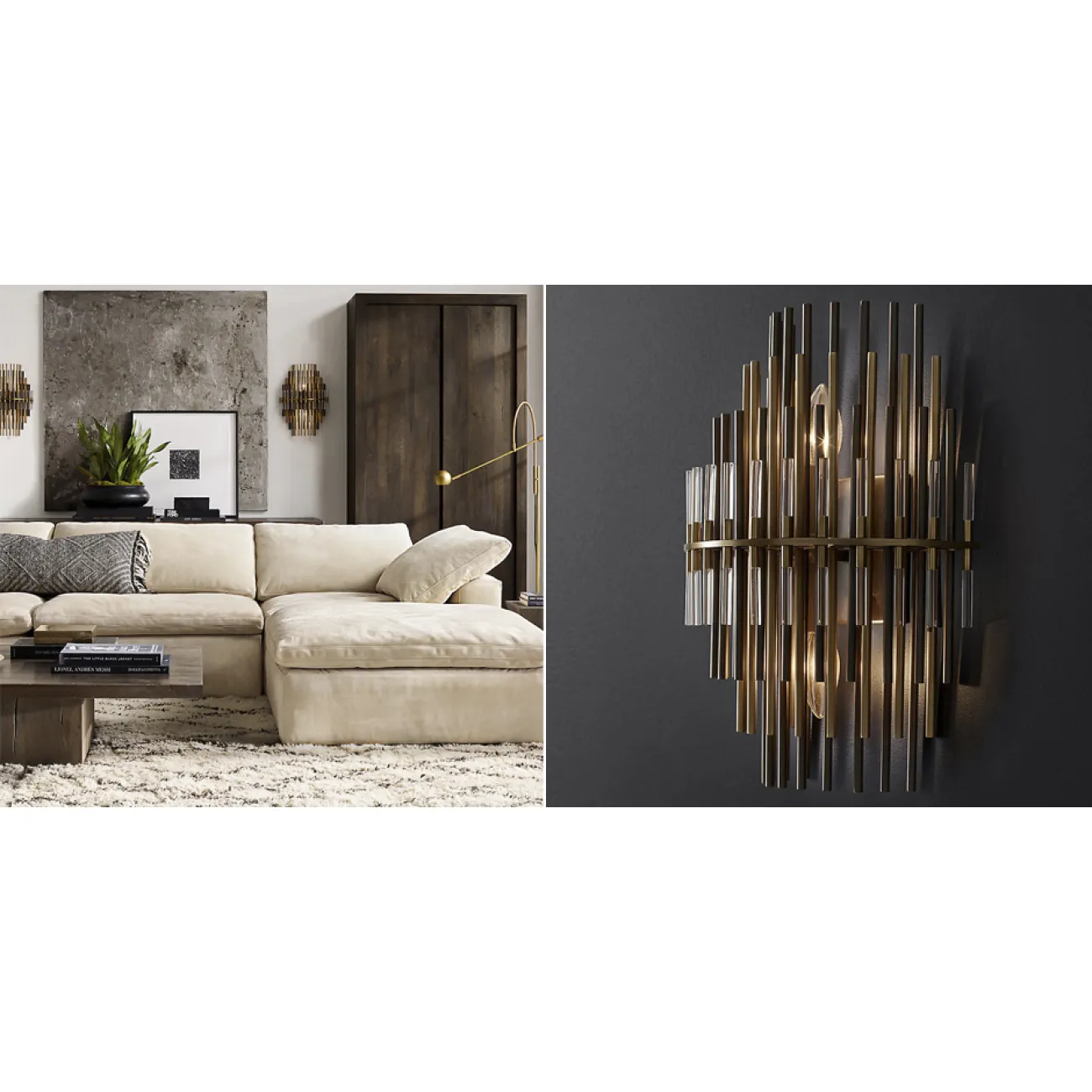 Бра Restoration Hardware Emile Sconce