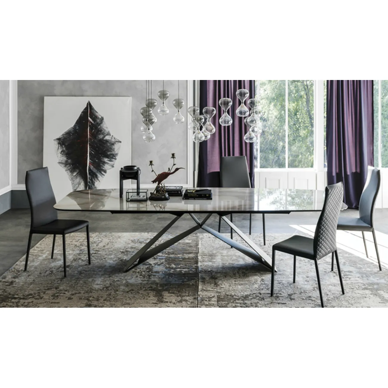 Дизайнерский обеденный стол LaLume-AZ00347