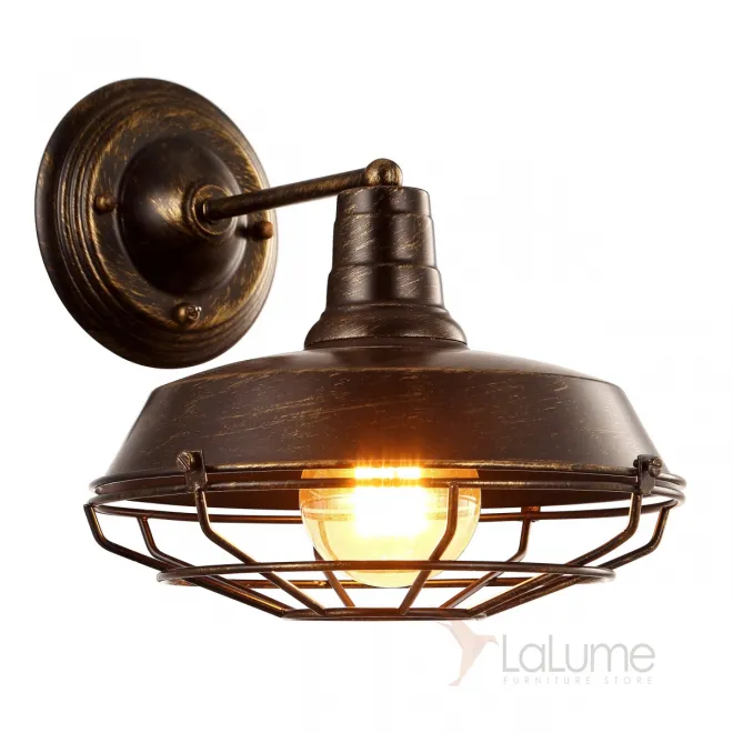 Бра Wall lamp DARK CAGE Brown vintage от LaLume Бра Wall lamp DARK CAGE Brown vintage от LaLume