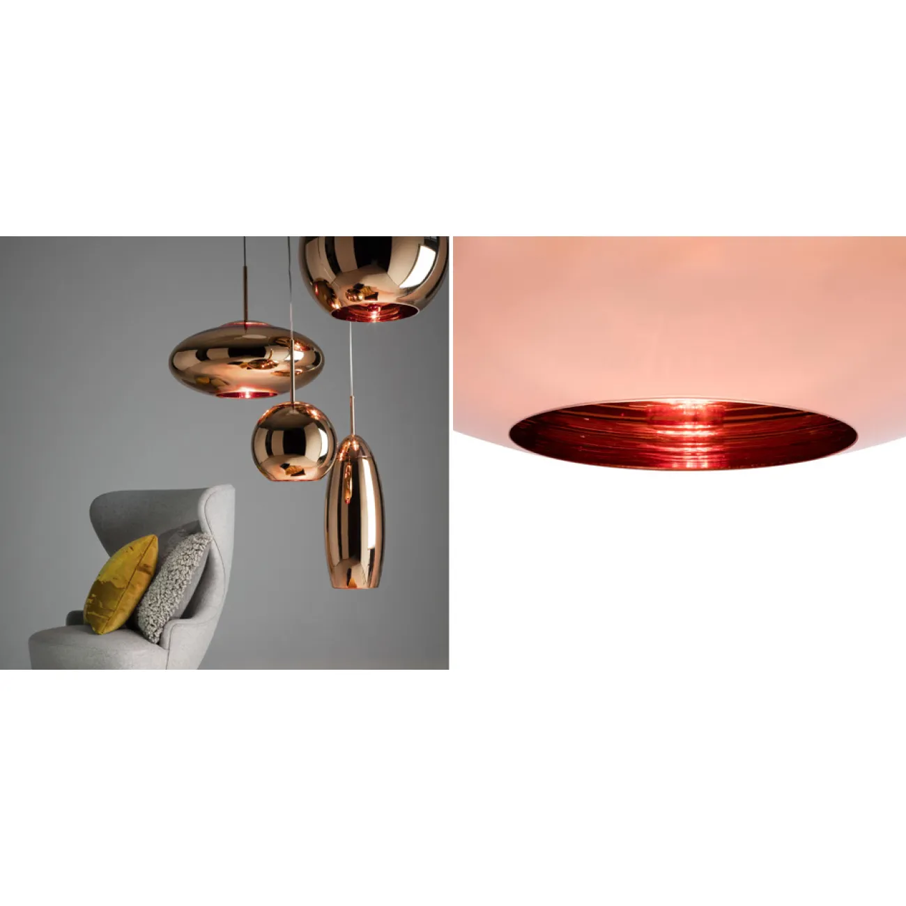 Люстра Tom Dixon Copper Wide Pendant Lamp designed by Tom Dixon от LaLume