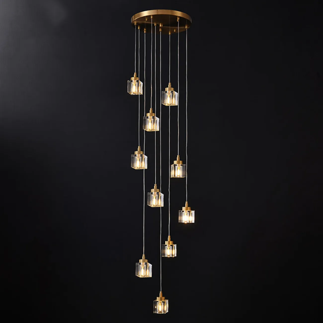 Подвесной светильник DORA MORE L24 Диск от ImperiumLoft