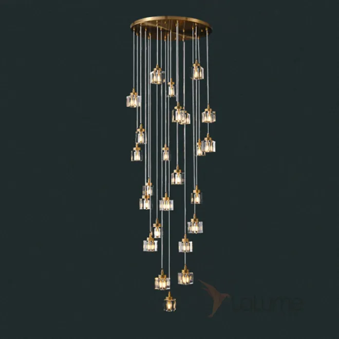 Подвесной светильник DORA MORE L24 Диск от ImperiumLoft