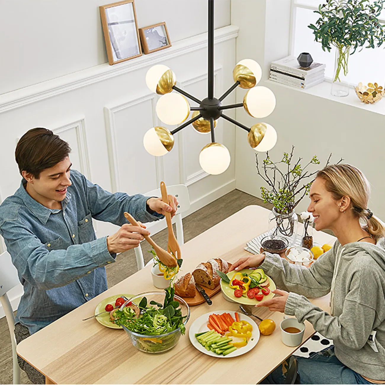 Люстра на штанге SIGNE D47 от ImperiumLoft