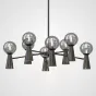 Потолочная люстра ABELINA L16 Black Grey от ImperiumLoft