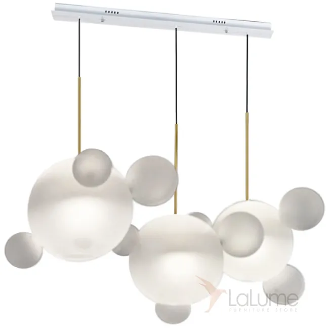 Светильник LED design BUBBLE LAMP rectangle 14 white glass rectangle