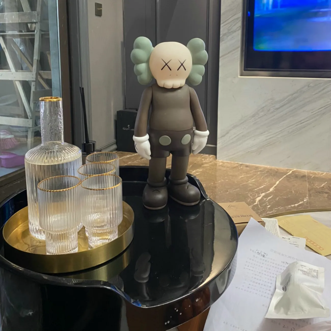Дизайнерская скульптура кукла Kaws LaLume-SKT00194 