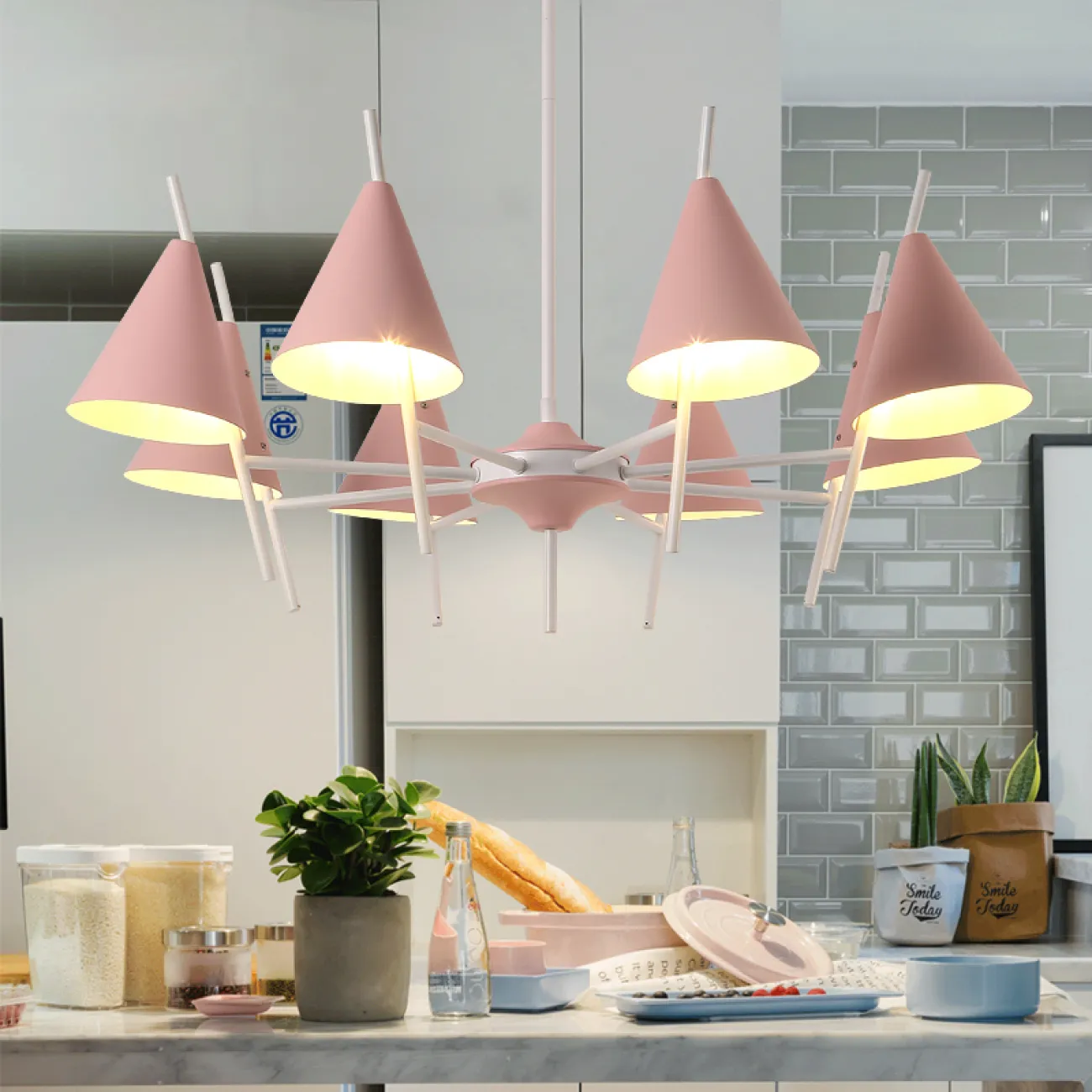 Люстра на штанге CRATER C от ImperiumLoft