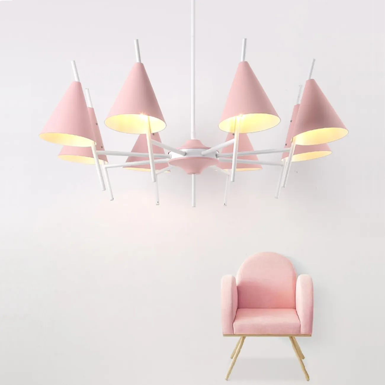 Люстра на штанге CRATER C от ImperiumLoft