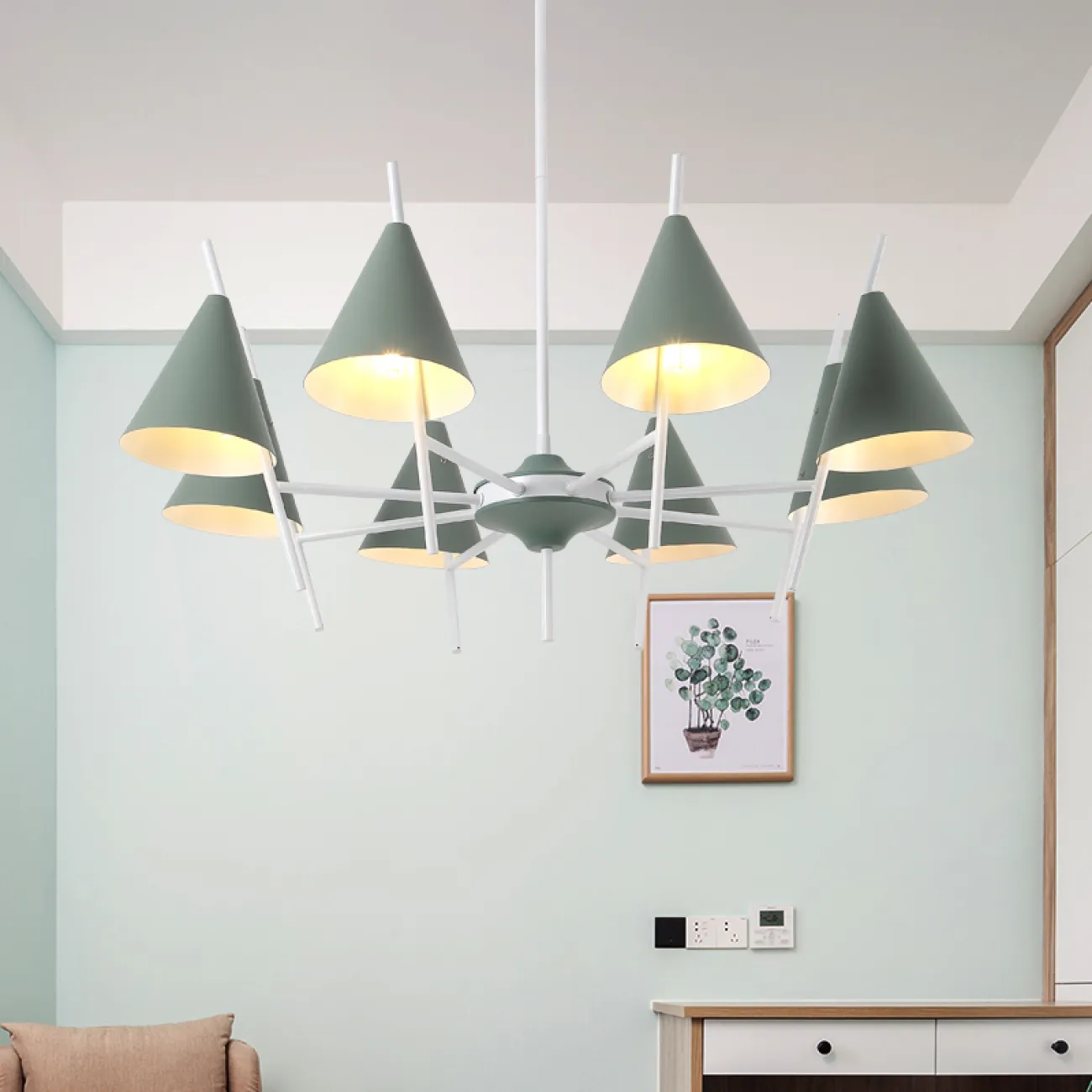 Люстра на штанге CRATER C от ImperiumLoft