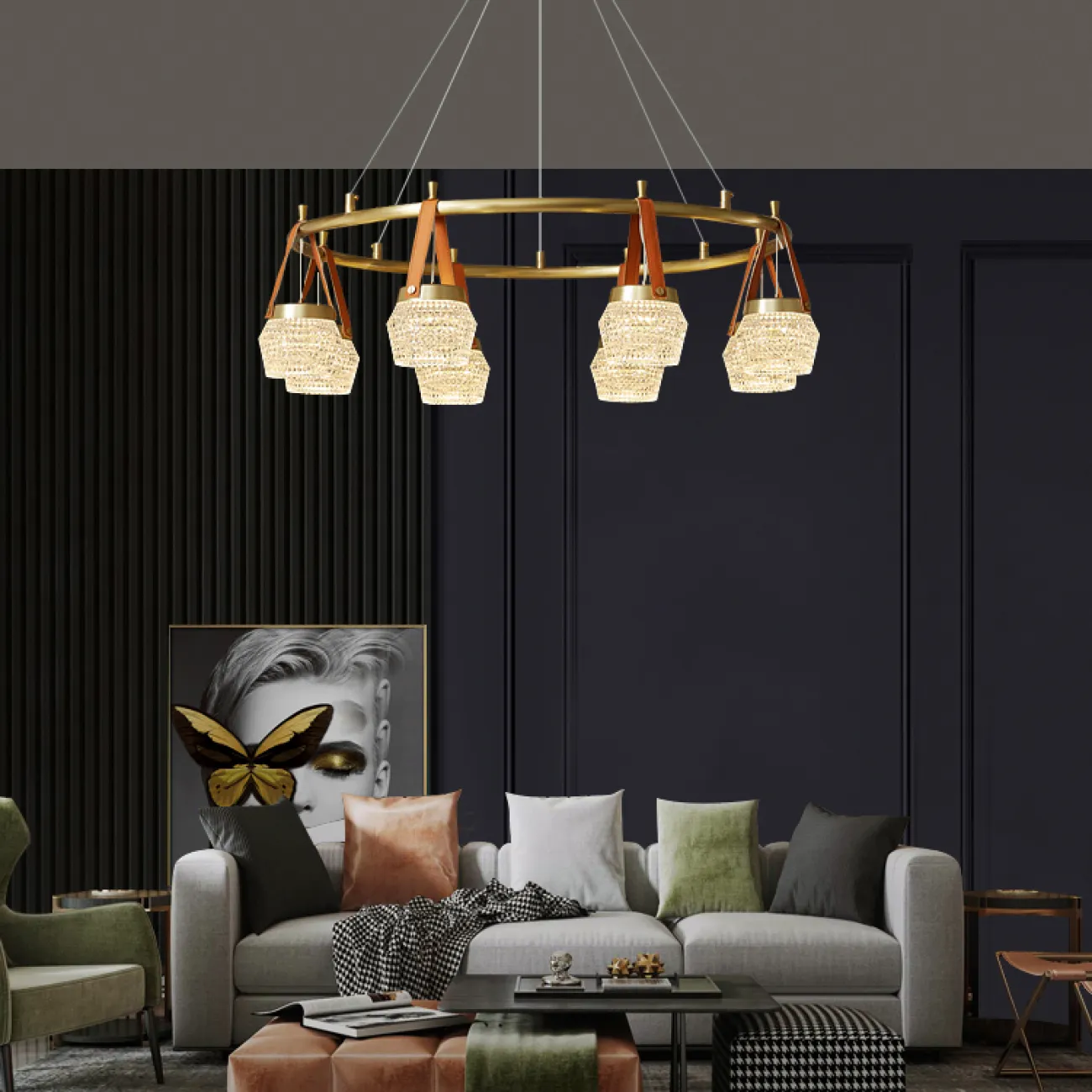 Подвесная люстра CAROL CH D70 от ImperiumLoft