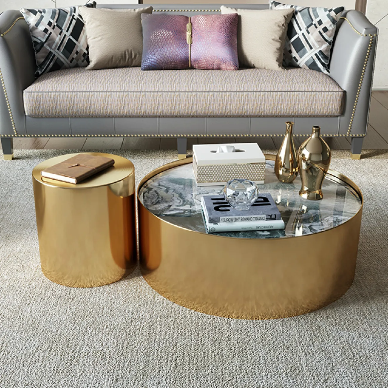 Дизайнерский журнальный столик - LaLume-AP00341 Дизайнерский журнальный столик - LaLume-AP00341