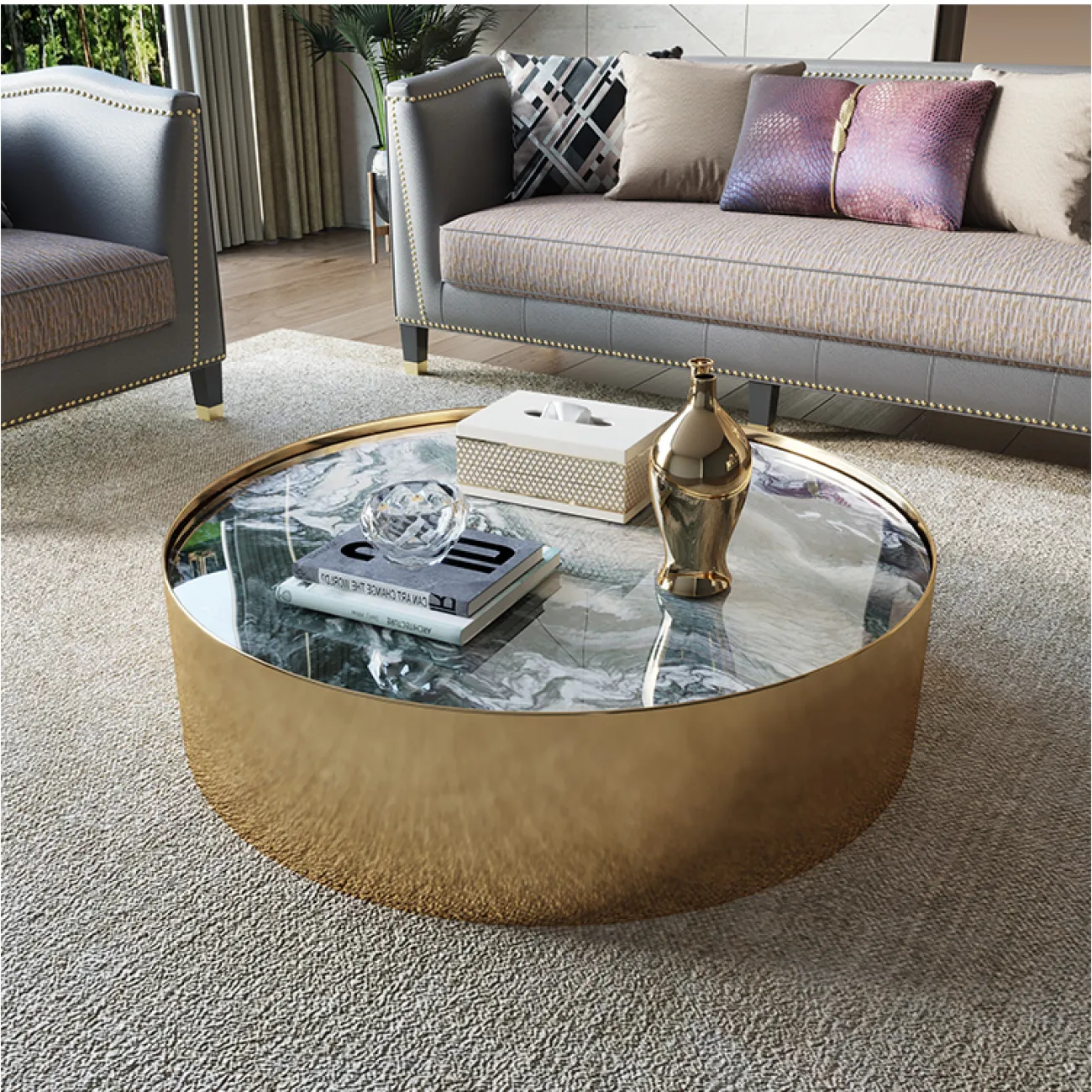 Дизайнерский журнальный столик - LaLume-AP00341 Дизайнерский журнальный столик - LaLume-AP00341