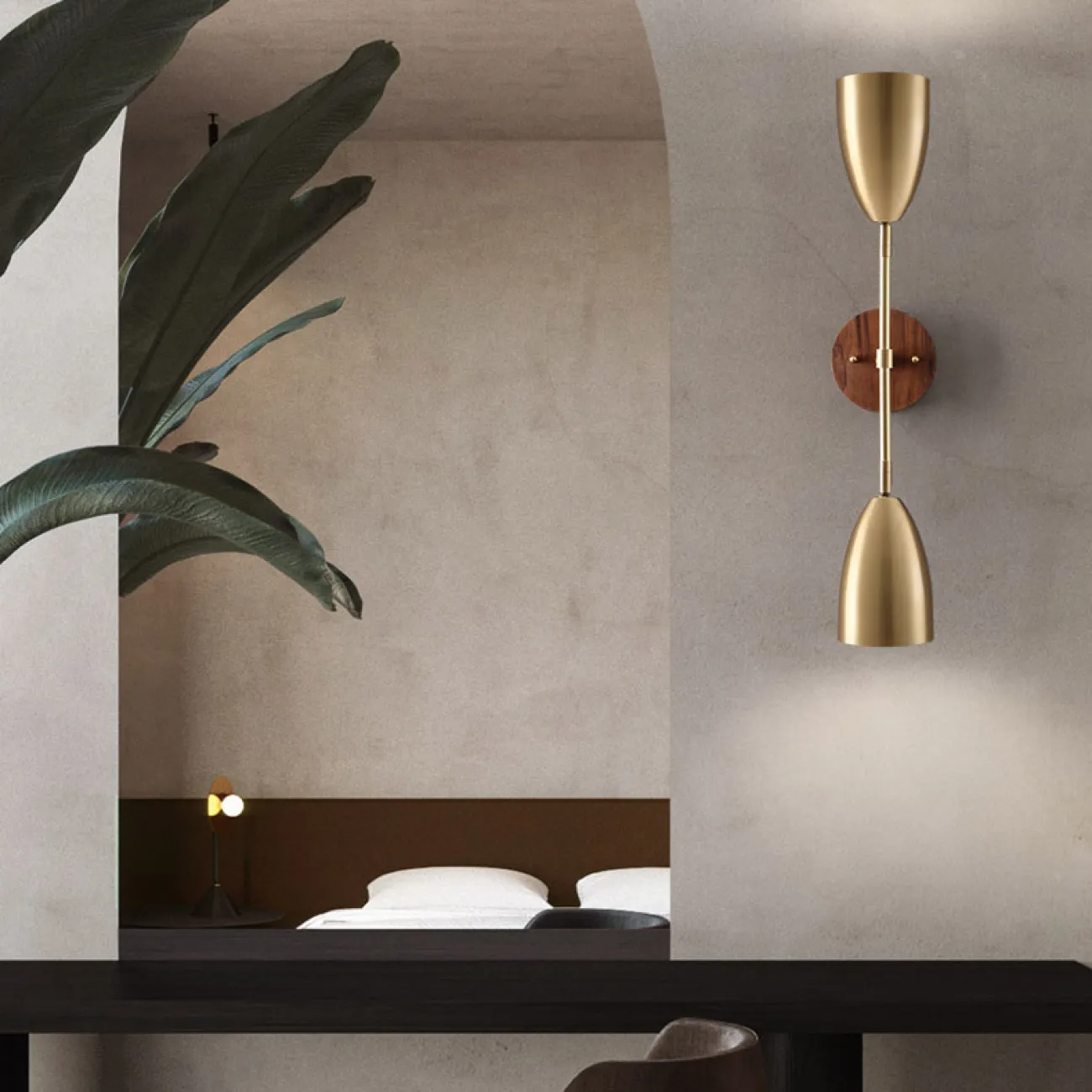 Настенный светильник RENSE L1 Walnut от ImperiumLoft