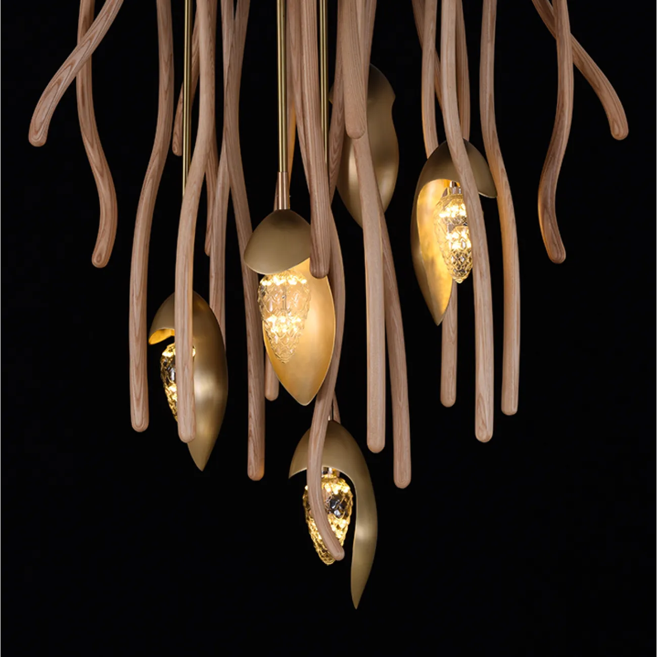 Потолочный светильник TUSKET MORE L7 Dark brown от ImperiumLoft Потолочный светильник TUSKET MORE L7 Dark brown от ImperiumLoft