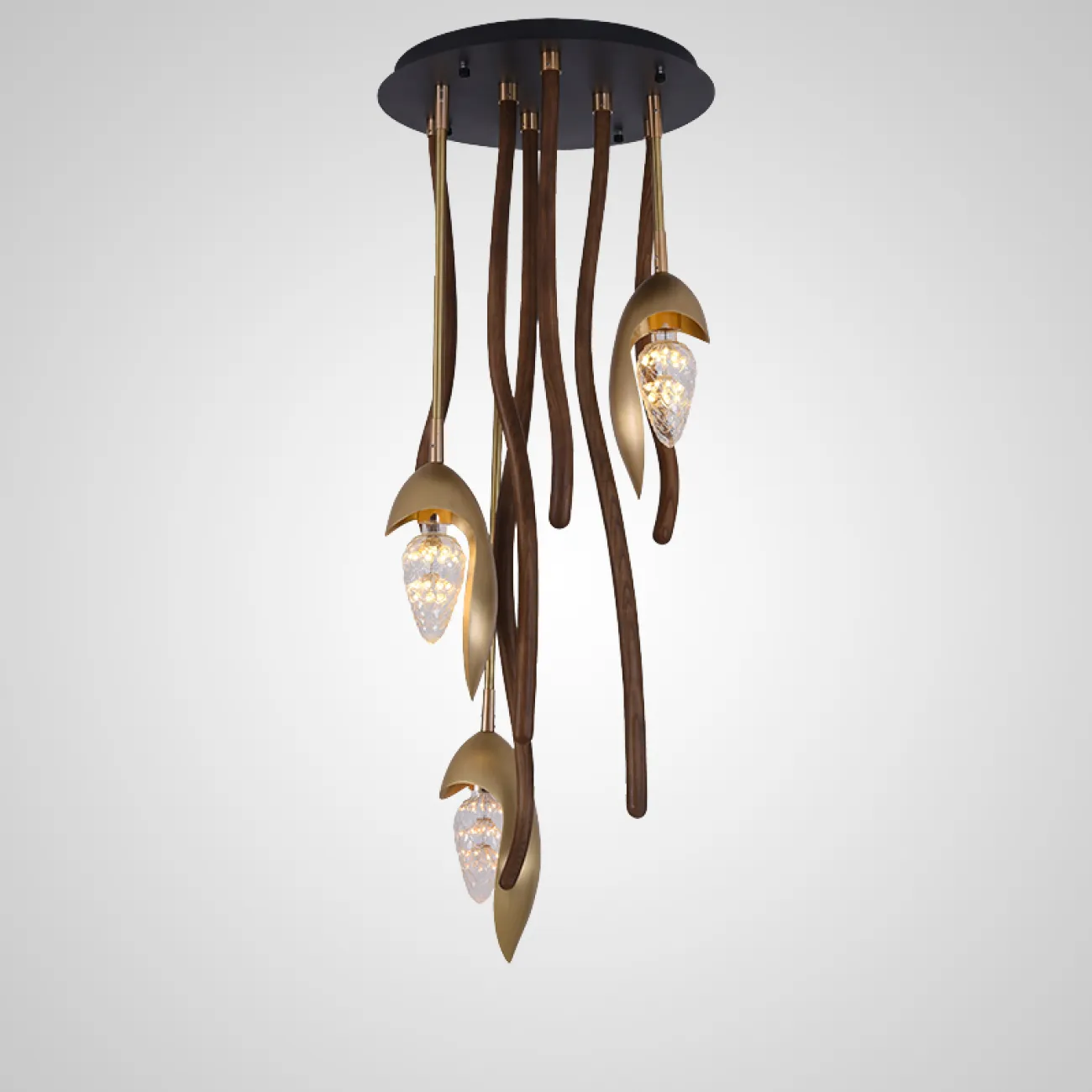 Потолочный светильник TUSKET MORE L7 Dark brown от ImperiumLoft Потолочный светильник TUSKET MORE L7 Dark brown от ImperiumLoft