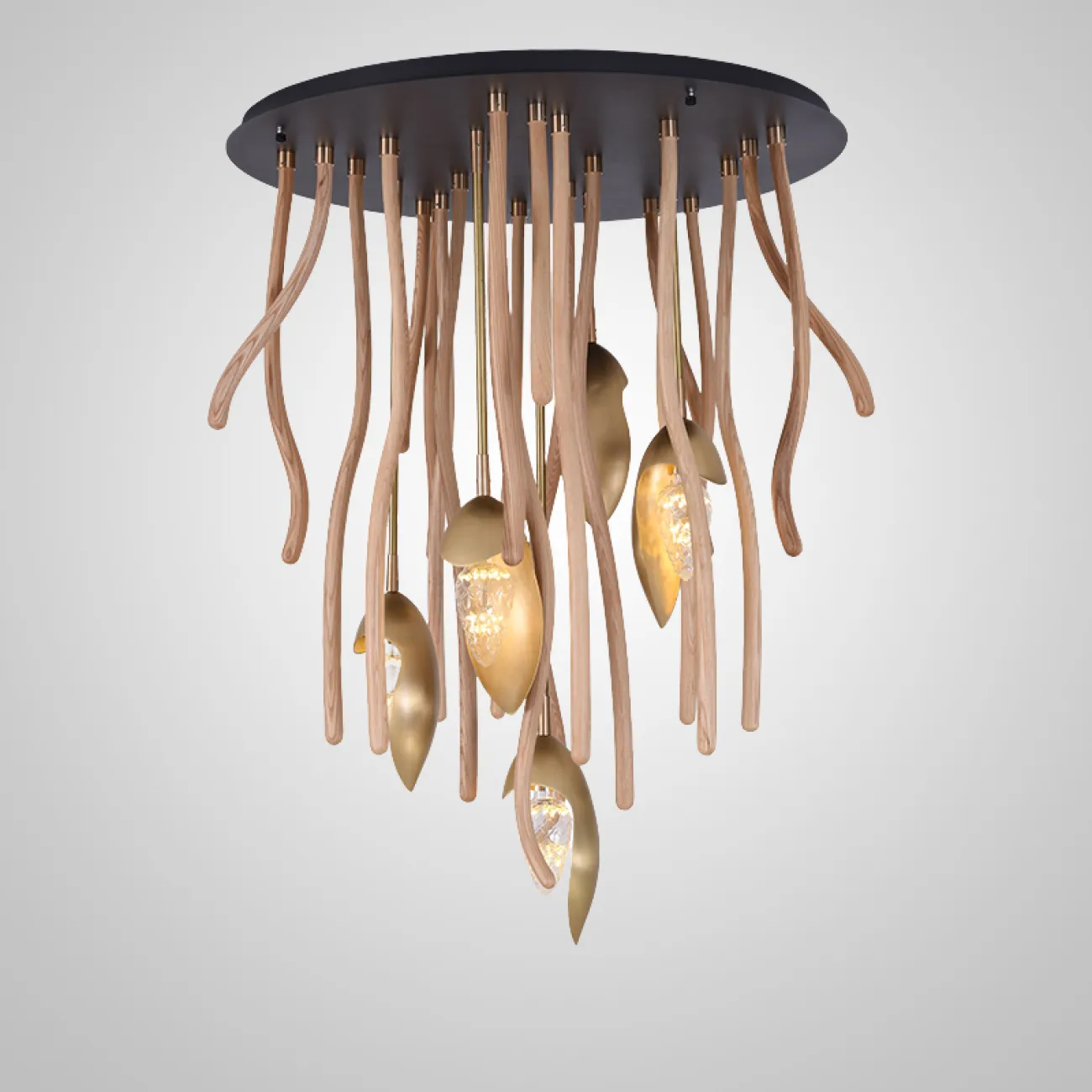 Потолочный светильник TUSKET MORE L5 Dark brown от ImperiumLoft Потолочный светильник TUSKET MORE L5 Dark brown от ImperiumLoft