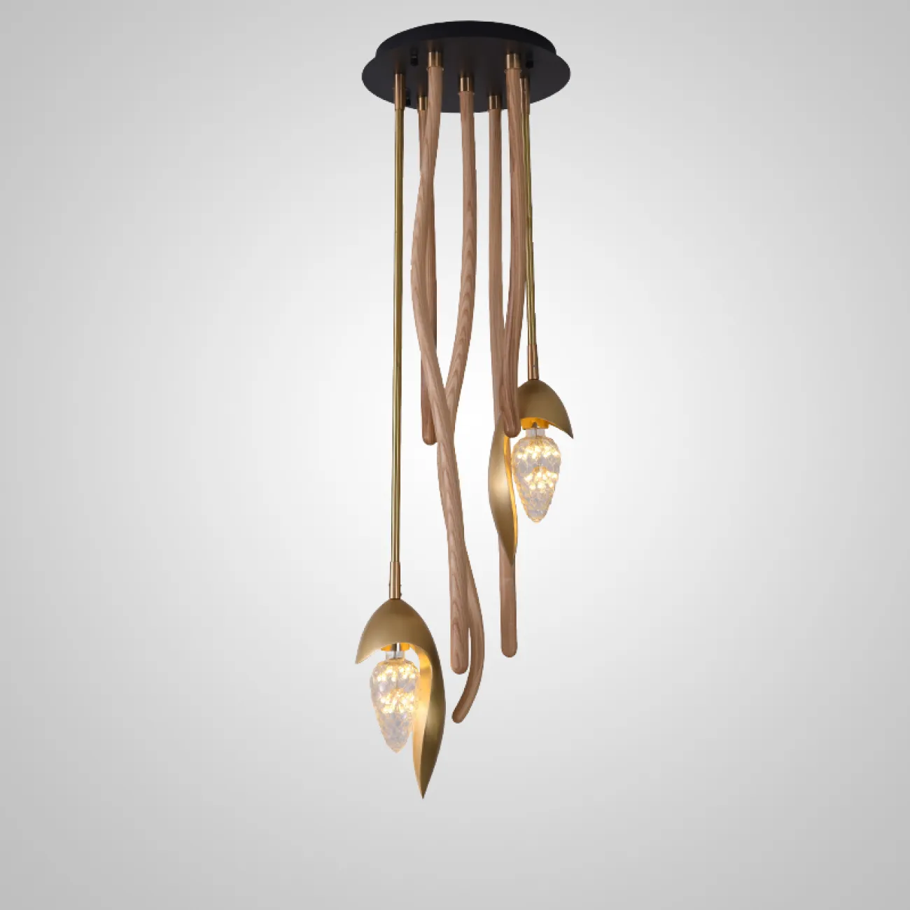 Потолочный светильник TUSKET MORE L7 Dark brown от ImperiumLoft Потолочный светильник TUSKET MORE L7 Dark brown от ImperiumLoft