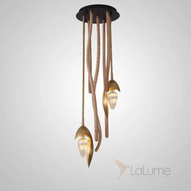 Потолочный светильник TUSKET MORE L2 Light brown от ImperiumLoft Потолочный светильник TUSKET MORE L2 Light brown от ImperiumLoft