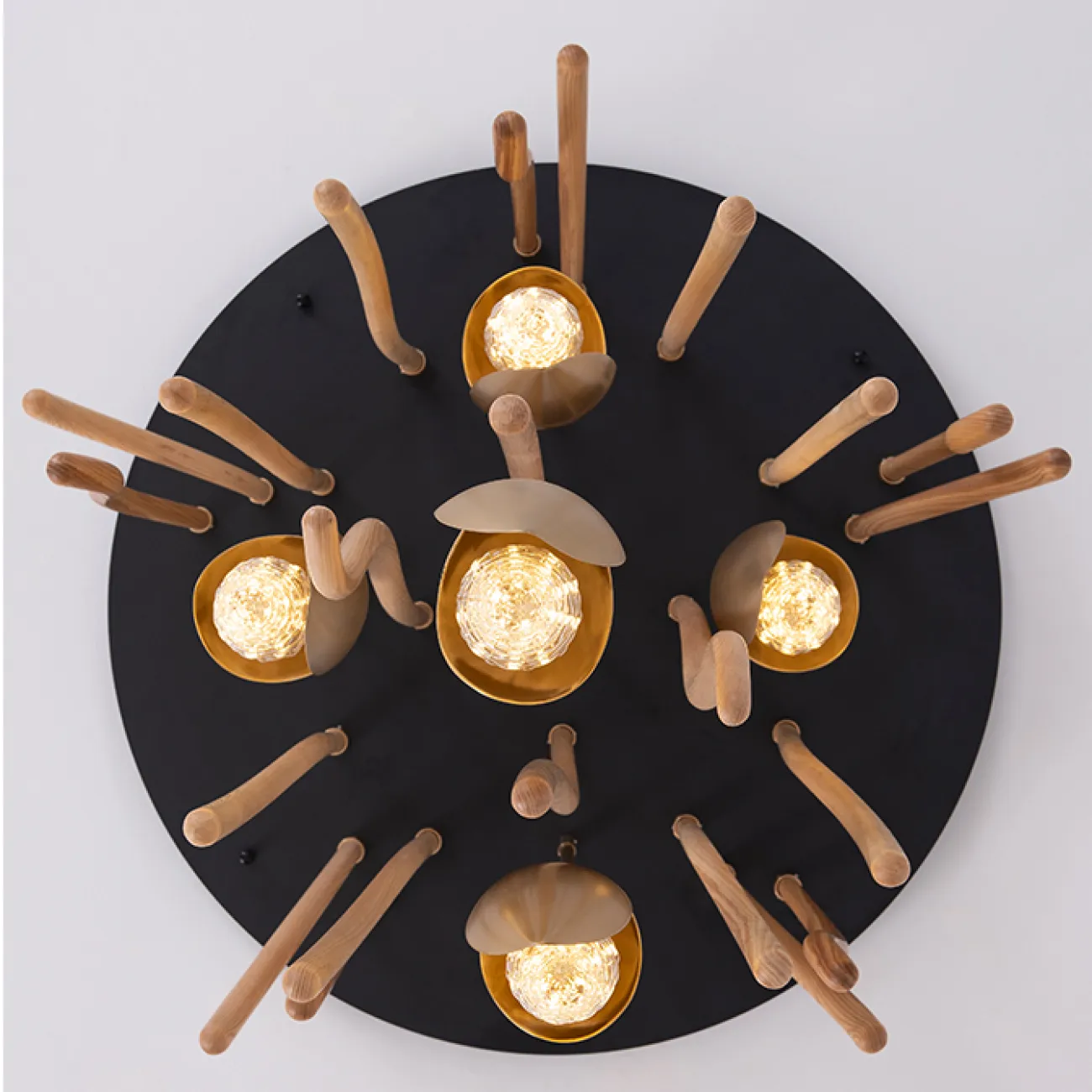 Потолочный светильник TUSKET MORE L7 Dark brown от ImperiumLoft Потолочный светильник TUSKET MORE L7 Dark brown от ImperiumLoft