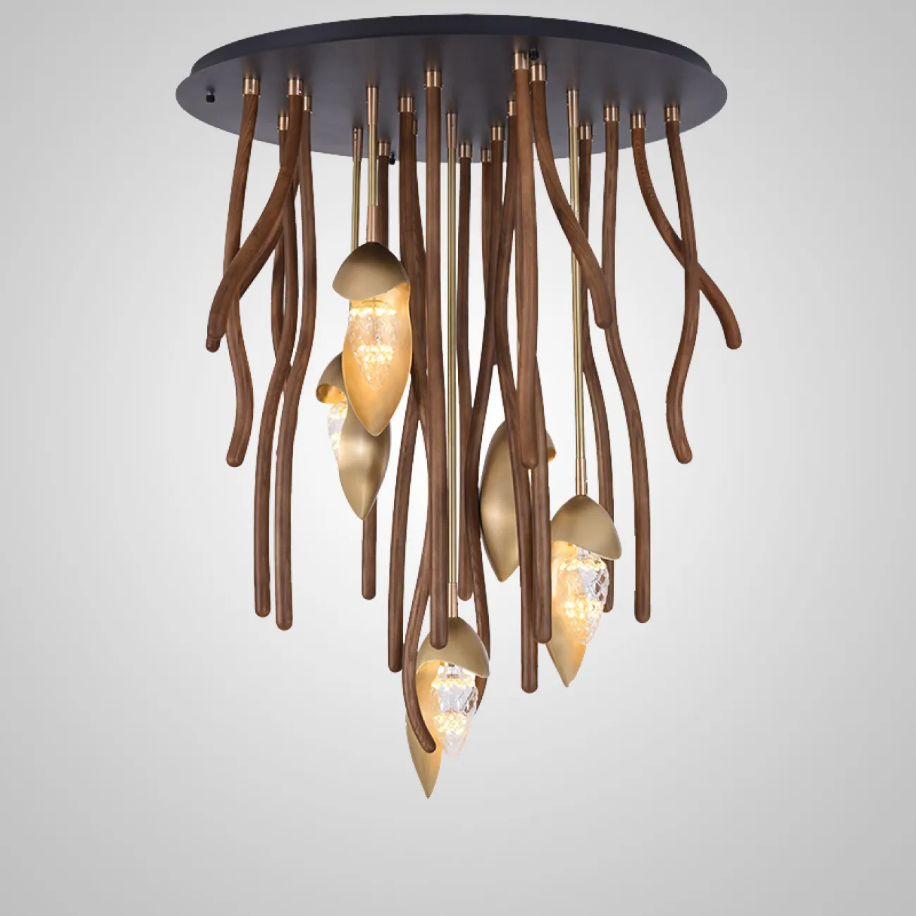 Потолочный светильник TUSKET MORE L7 Dark brown от ImperiumLoft Потолочный светильник TUSKET MORE L7 Dark brown от ImperiumLoft