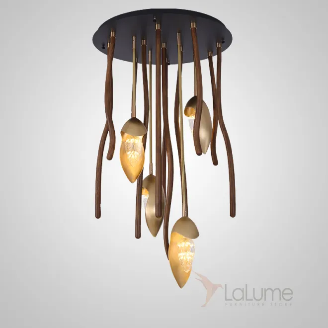 Потолочный светильник TUSKET MORE L4 Dark brown от ImperiumLoft