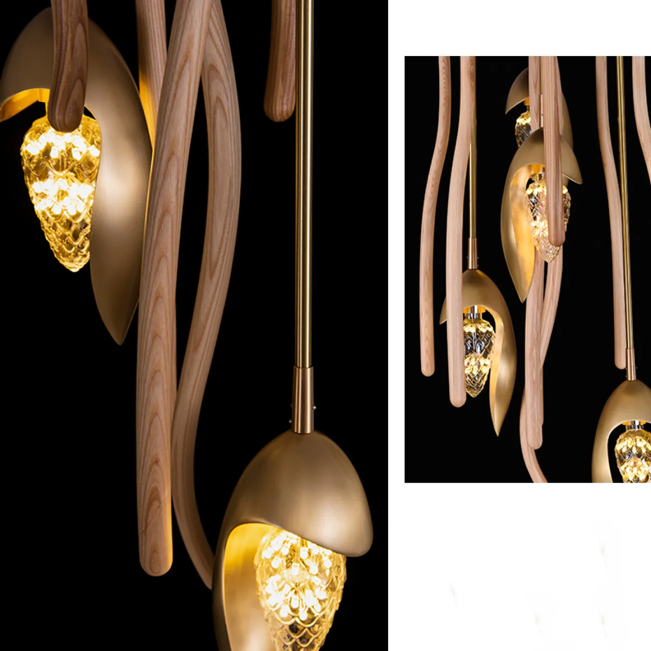 Потолочный светильник TUSKET MORE L7 Dark brown от ImperiumLoft Потолочный светильник TUSKET MORE L7 Dark brown от ImperiumLoft