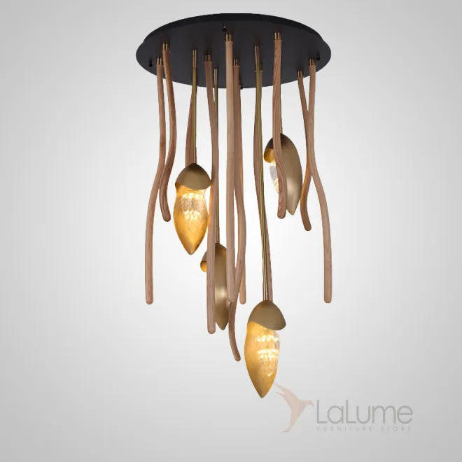 Потолочный светильник TUSKET MORE L4 Light brown от ImperiumLoft