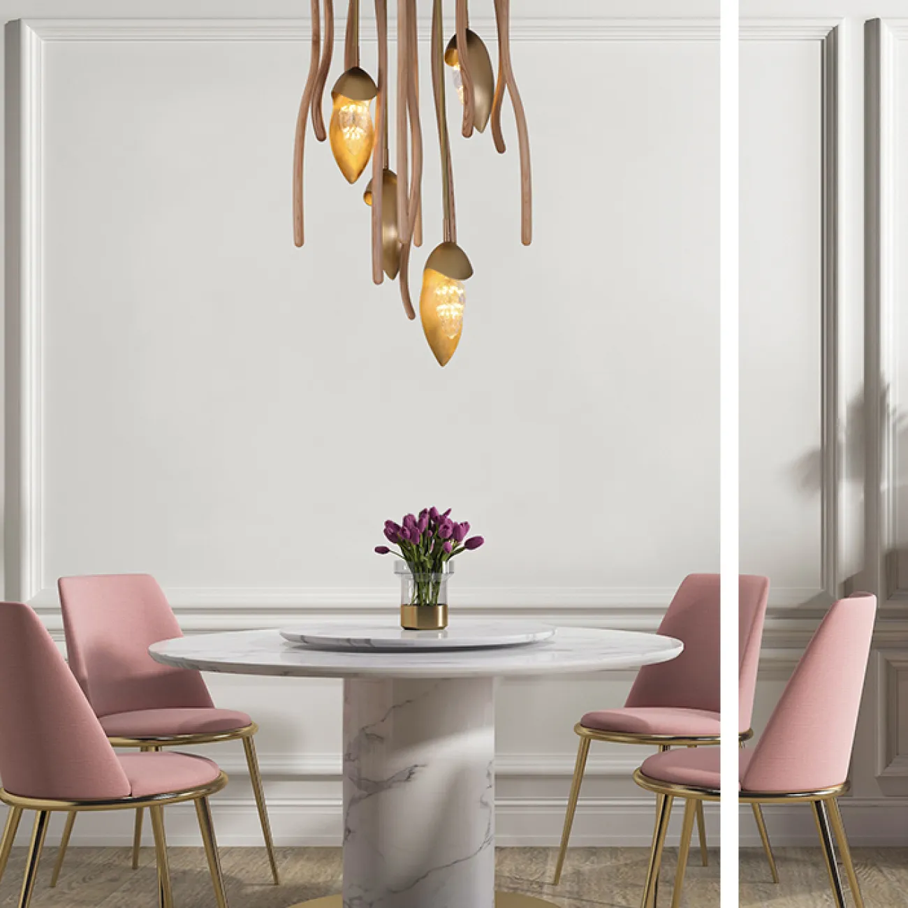 Потолочный светильник TUSKET MORE L7 Dark brown от ImperiumLoft Потолочный светильник TUSKET MORE L7 Dark brown от ImperiumLoft