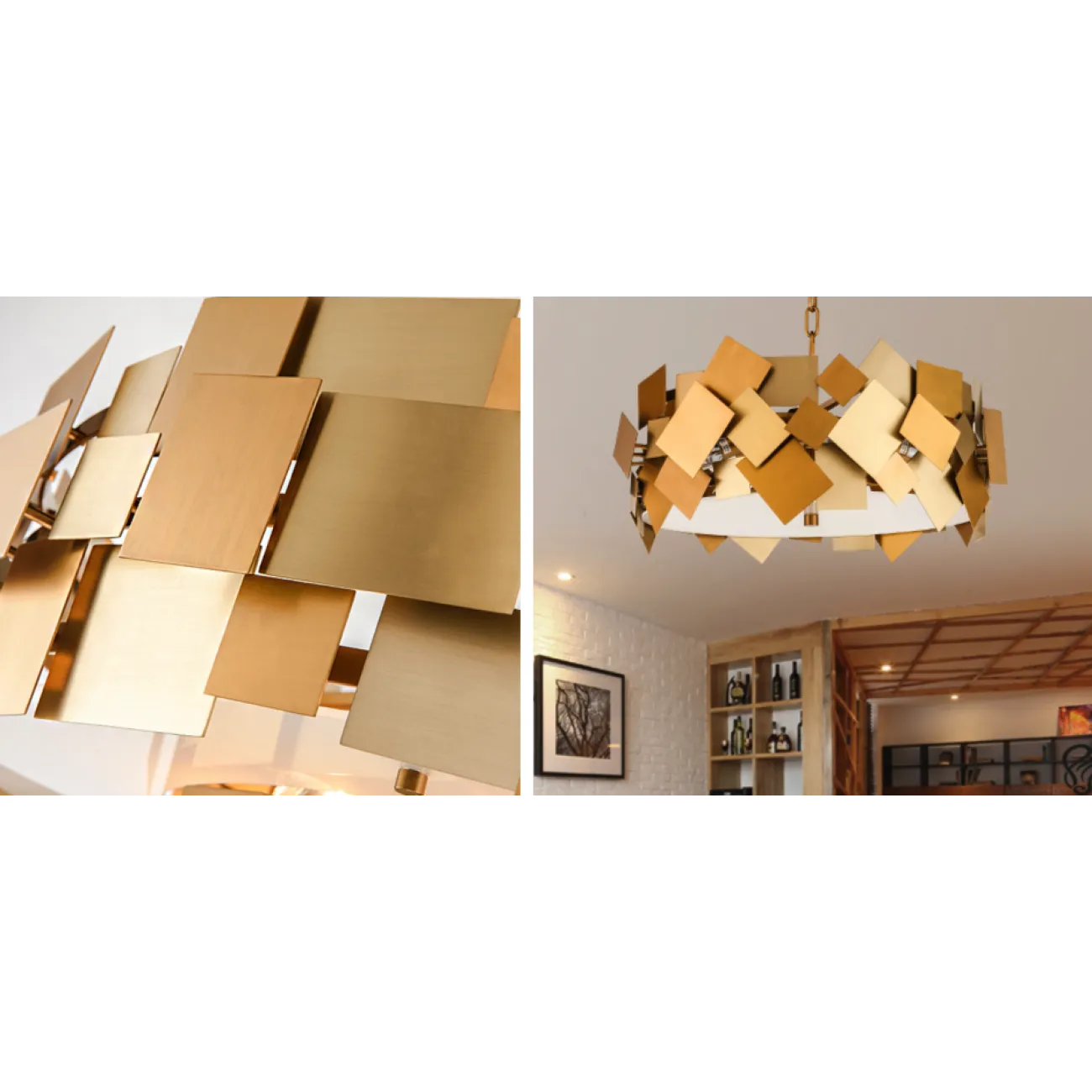 Люстра Gold Plate Chandelier 4 от LaLume