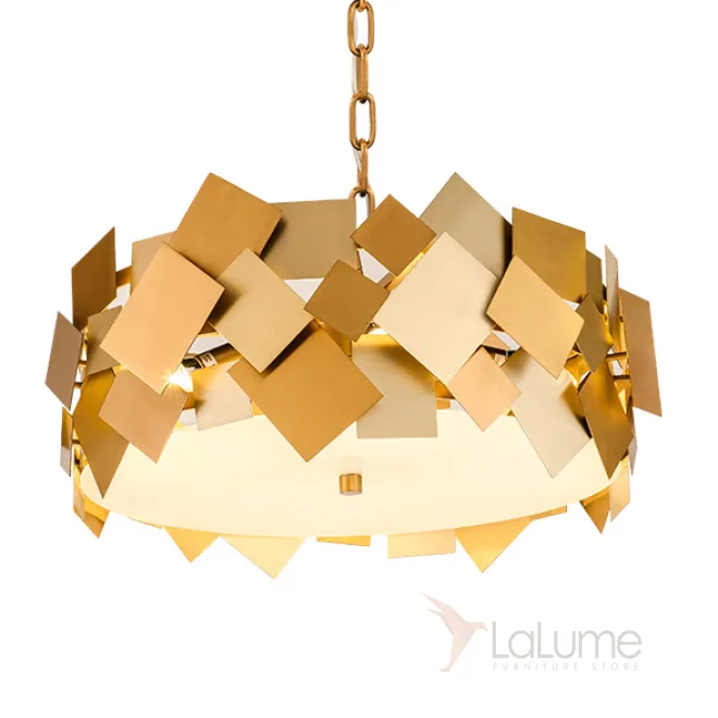 Люстра Gold Plate Chandelier 4 от LaLume Люстра Gold Plate Chandelier 4 от LaLume