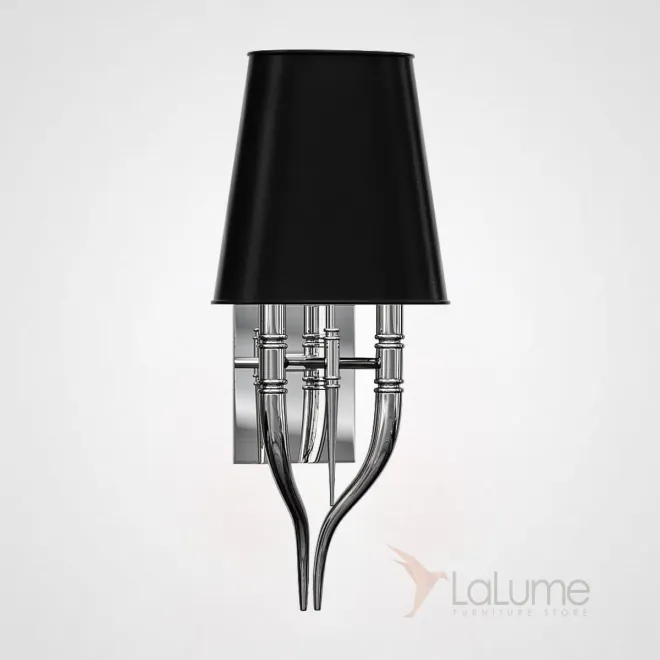 Настенный светильник Crystal Light Brunilde Ipe Cavalli H52 Silver/Black от ImperiumLoft Настенный светильник Crystal Light Brunilde Ipe Cavalli H52 Silver/Black от ImperiumLoft