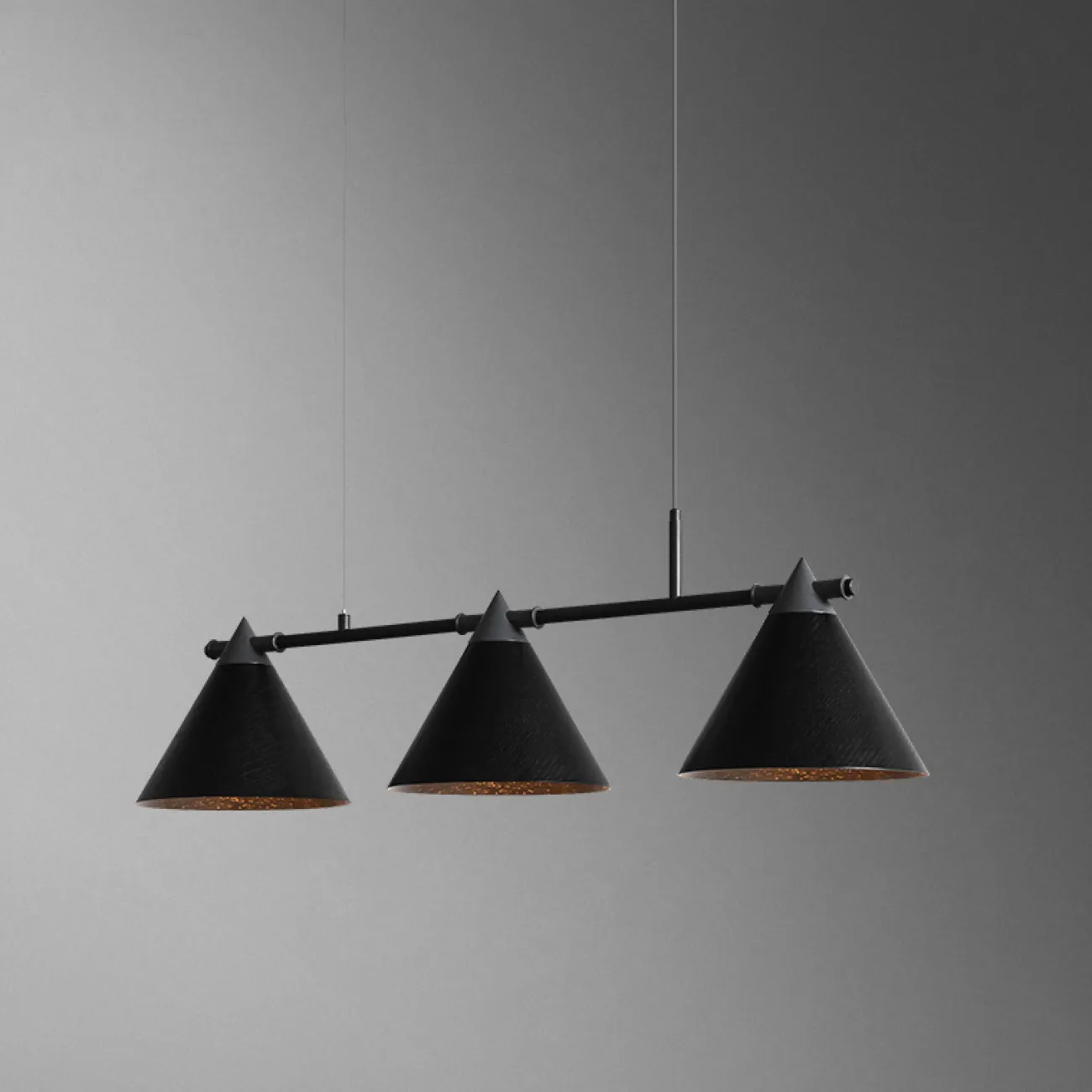 Подвесной реечный светильник CONE 4 от ImperiumLoft