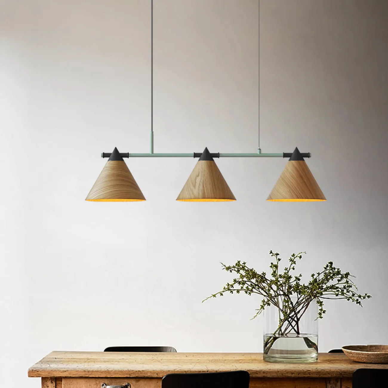 Подвесной реечный светильник CONE 4 от ImperiumLoft