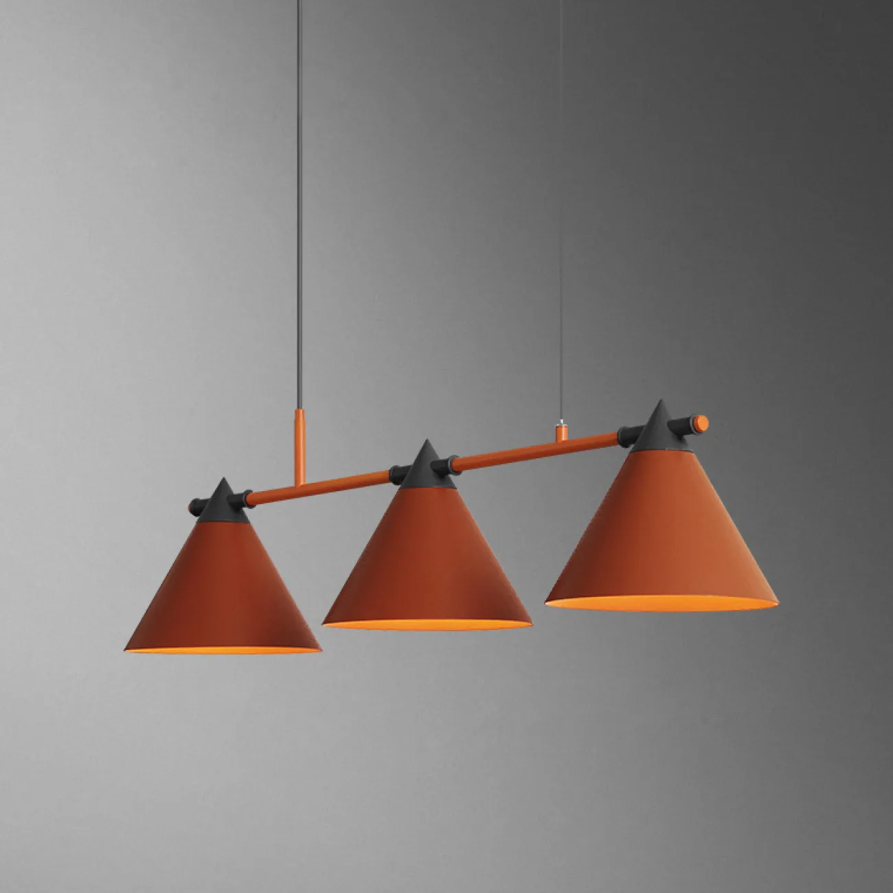 Подвесной реечный светильник CONE 4 от ImperiumLoft