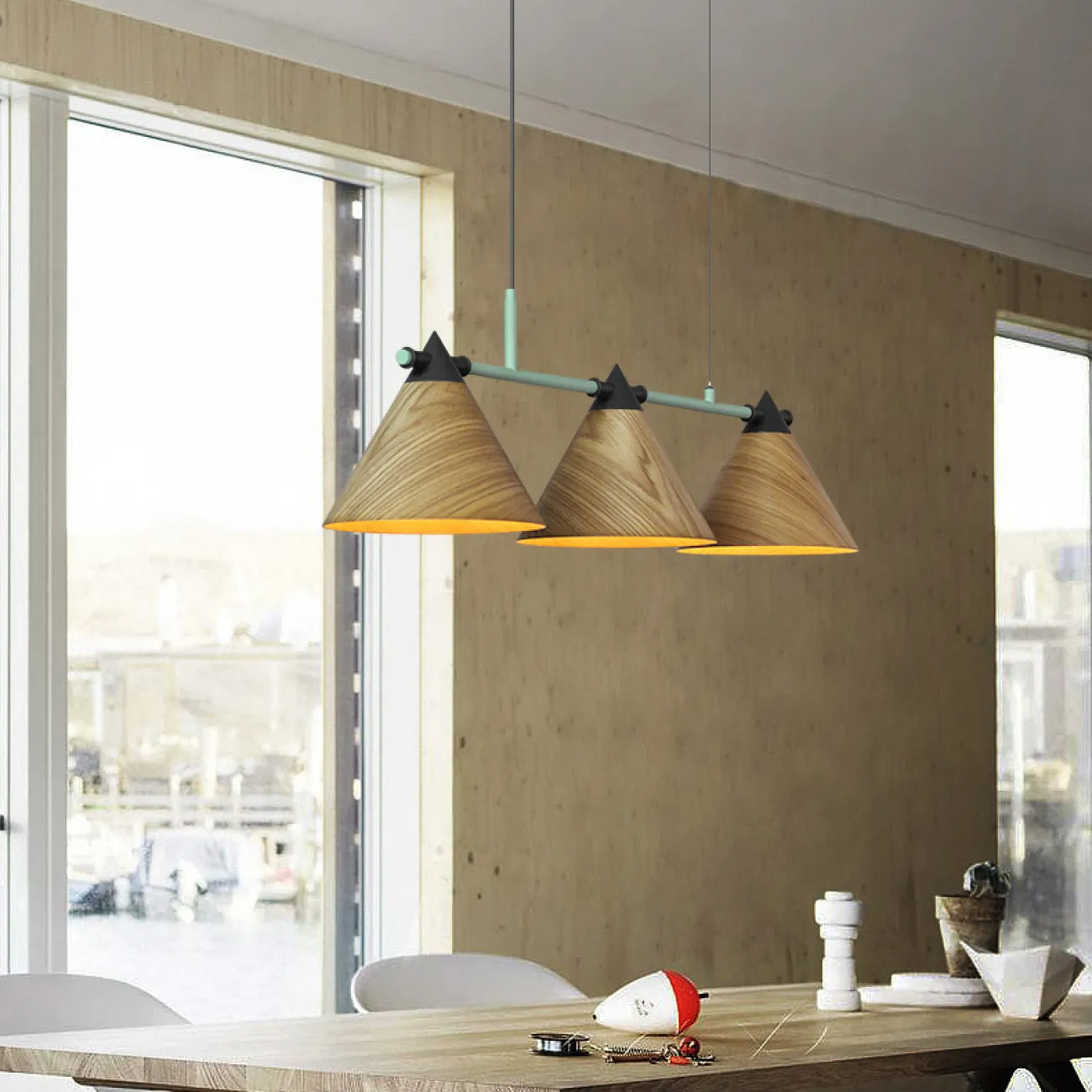 Подвесной реечный светильник CONE 4 от ImperiumLoft