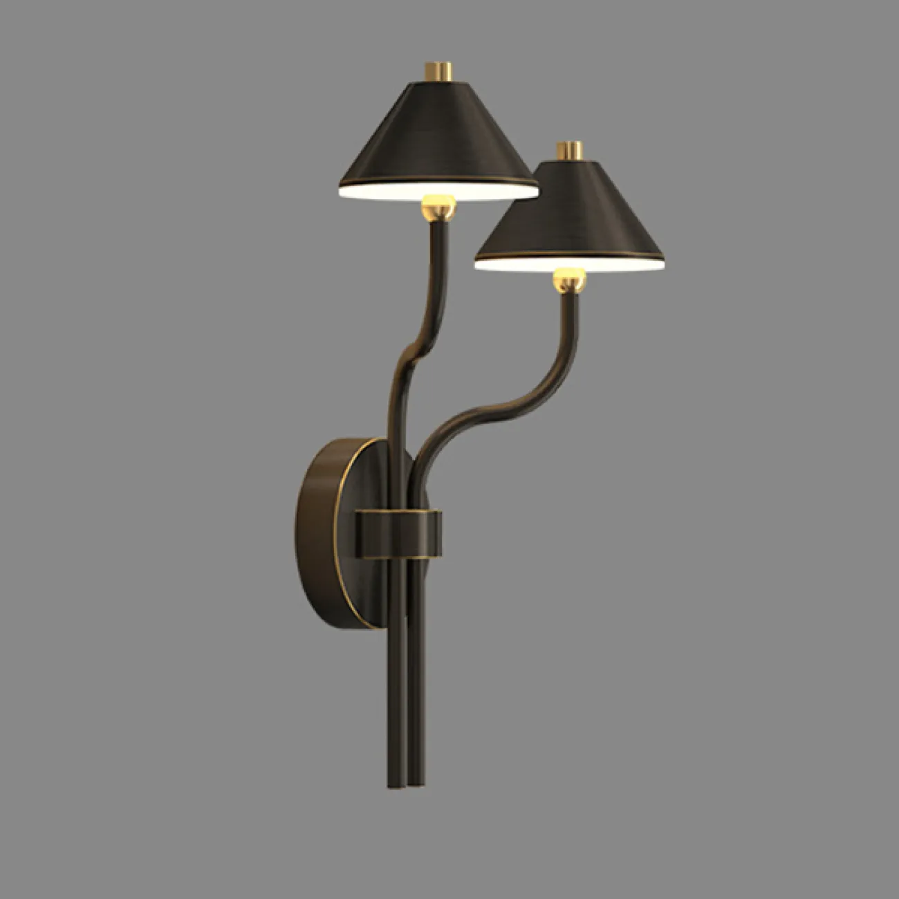 Настенный светильник GENRE L2 Black от ImperiumLoft