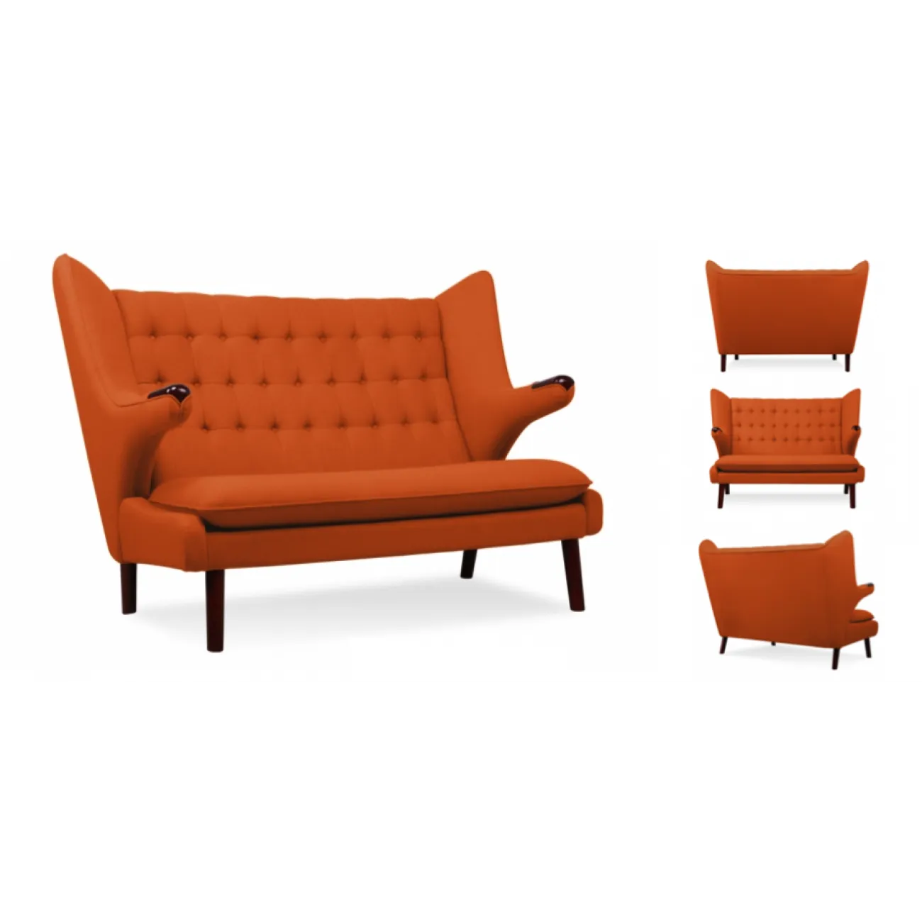Диван Papa Bear Loveseat designed by Hans J.Wegner		 in 1951 от LaLume