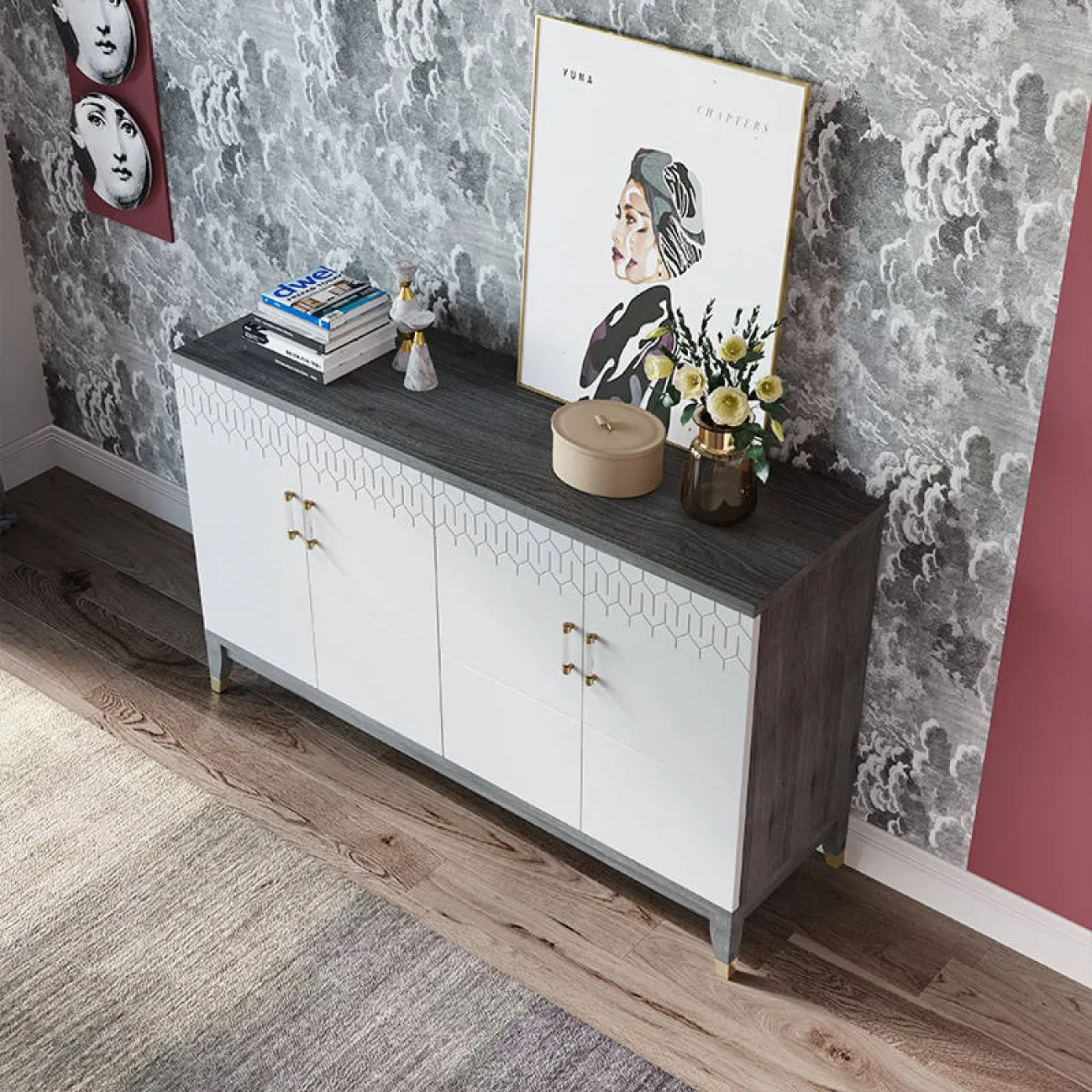 Дизайнерский комод - LaLume-LK00114